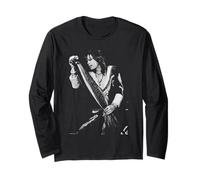 Steven Tyler Aerosmith Live by Michael Grecco Long Sleeve T-Shirt