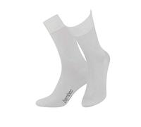 STEVEN Unisex Bamboo Socks Breathable No Pattern bamboo socks Mid-Calf Socks with Smooth Toe, Soft Top Socks for Women & Men, One Size Formal Socks - For All Occasions Rhino/UK 9.5-11