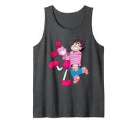 Steven Universe Spinel Loves Steven Tank Top, Men, Dark Heather Grey, Small