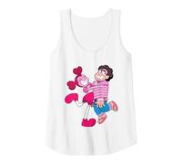 Steven Universe Spinel Loves Steven Tank Top, Women, White, Large