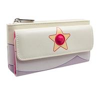 STEVEN UNIVERSE Star Rose Quartz Crystal Gem Emblem Purse Clutch Coin Pocket & Card Holder, Pink