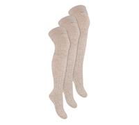 Steven 3 Pairs Womens Over The Knee Wool Socks