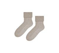 Steven Women's Wool Bed Socks Luxurious Super Soft Cosy Lounge Sleep Socks in Beige | Size: 6-8 Steven Beige 6-8
