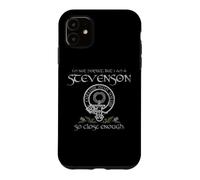 Stevenson clan proud heritage Scottish last name vintage Case for iPhone 11
