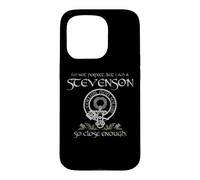Stevenson clan proud heritage Scottish last name vintage Case for iPhone 15 Pro