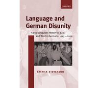 Stevenson - Language and German Disunity A Sociolinguistic History of - N555z