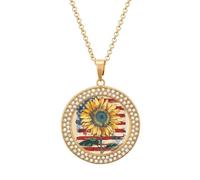 Stevergol_A_blue_American_flag_with_red_stripes_and_white_stars_cbcefa8c-f1c2-4a30-bdd1-821b601c6766-removebg-preview Funny Necklace With Printed Pendant Novelty Diamond Jewelry for Women Men Silver/G