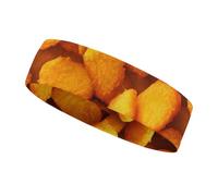 Stevergol_Golden_Chicken_Nuggets_Texture_e4620760-f61a-4578-9b2c-97d67ed0d210 Workout Headbands Elastic Sport Sweatband for Athletic Yoga Running Gym Women Men