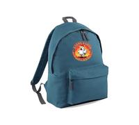 Steve's Lava Chicken Bag, Funny Retro Game Themed Chicken Jockey Zipper Design PE Kit Pixel Graphic School Backpack, Back To School Shopping Equipment Stationary (AirforceBlue)