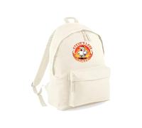 Steve's Lava Chicken Bag, Funny Retro Game Themed Chicken Jockey Zipper Design PE Kit Pixel Graphic School Backpack, Back to School Shopping Equipment Stationary (Natural/Natural)