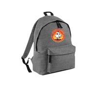 Steve's Lava Chicken Bag, Funny Retro Game Themed Chicken Jockey Zipper Design PE Kit Pixel Graphic School Backpack, Back to School Shopping Equipment Stationary (Greymarl)