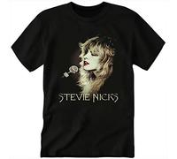 Stevie-Nicks Singer T Shirt Music Funny Black Vintage Gift Men Tee Black