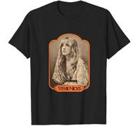 Stevie-Nicks T Shirt Funny Birthday Black Cotton Tee Vintage Gift for Men Women