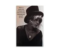 Stevie Poster Nicks Vintage Poster Canvas Wall Art Decor Painting for Home Living Room Bedroom 12x18inch(30x45cm) Unframe-style