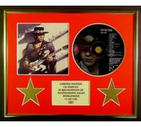 STEVIE RAY VAUGHAN/CD DISPLAY/LIMITED EDITION/COA/AND DOUBLE TROUBLE TEXAS FLOOD