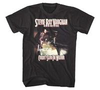 Stevie Ray Vaughan Couldn't Stand The Weather Album Cover Art Mens T Shirt Music Black XL