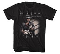 Stevie Ray Vaughn Texas Flood Too Black Adult T-Shirt Tee