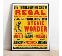 Stevie Wonder The Jackson 5 1968 Tour Live Concert : A Huge 30"x24" Poster Print Vintage Retro Reproduction Perfect For Home Bedroom Living Room : BRING YOUR WALLS TO LIFE !