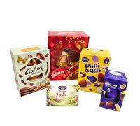 Stevie's Gifts Easter Egg Family Bundle, Galaxy Minstrels, Maltesers Truffles Egg, Cadbury Mini Eggs and Dairy Milk Buttons