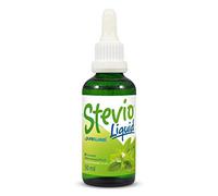 Stevio® Stevia Liquid Drops 50ml, Pure Stevia, 100% Natural, Zero Calorie Sweetener, Diabetic and Keto Friendly, Glass Bottle.