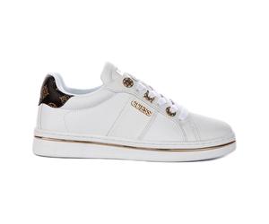Stew 4G Logo Sneaker - female - Guess - Sneakers - White - 4 UK - Shoes 4 UK