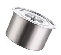 Stew Pot Non-Stick, Odorless and Healthy Seasoning Container Keep Original Flavor Stainless Steel Stew Pot Multifunctional Easy to Stir with Lid for Cooking (Large)