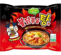 Stew Type Korean Hot Chicken Flavour Ramen Noodles 145g (Pack of 40) | Authentic Korean Stew-Style Ramen | Perfect for Soup Lovers | Ready in Minutes | Intense, Fiery Spice | 40-Pack Value Bundle