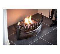 Stewart and Gibson Ltd Round Castle Fret Matt Black Fire Front - 16 Inch (16 Inch)