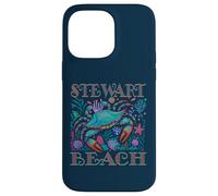 STEWART BEACH FLORIDA BLUE CRAB SUMMER BEACH VACATION GIFTS Case for iPhone 14 Pro Max