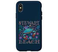 STEWART BEACH FLORIDA BLUE CRAB SUMMER BEACH VACATION GIFTS Case for iPhone X/XS