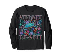 STEWART BEACH FLORIDA BLUE CRAB SUMMER BEACH VACATION GIFTS Long Sleeve T-Shirt