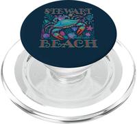 STEWART BEACH FLORIDA BLUE CRAB SUMMER BEACH VACATION GIFTS PopSockets PopGrip for MagSafe