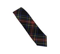 Stewart Black Tartan Tie Ingles Buchan