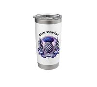 Stewart Clan Scottish Name Gaelic Games Stainless Steel Insulated Tumbler