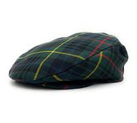 Stewart Hunting Tartan Flat Cap Comfort Fit Quilted Lining British Made (M)
