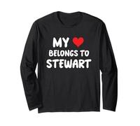 Stewart - My Heart Belongs to Stewart - Love Long Sleeve T-Shirt