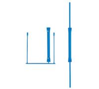 Stewart Superior Filing Clip Plastic Blue 80 mm Pack of 100