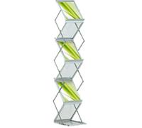 Stewart Superior Pull Up Brochure Stand A4 Aluminium Silver