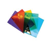 SECO A4 Klarsichthüllen in verschiedenen Farben, 25 Stück - für die Ablage