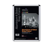 Stewart Superior Snap Frame A4 Chrome ROUNDA4