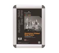 Stewart Superior Snap Frame A4 Grey ROUNDGREYA4