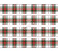 Stewart TARTAN-01 Print Patterned Icing Sheet Cake Topper