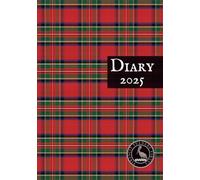 Stewart Weekly Diary 2025: A5 | Week-to-View | British Holidays and Observances | Scottish Royal Stewart Tartan Cover
