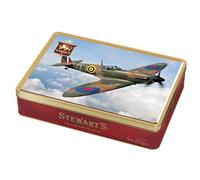 Stewart's - Classic Spitfire Shortbread Gifting Tin (150g) - Traditionally Made Luxury Scottish Shortbread, Delicious Melt-In-Mouth Biscuits, Ideal Collectable Treat to Share, 40 Years Heritage