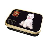 Stewart's - Extra Strong Mints Westie Dog Tin (40g) - Cool Refreshing Peppermint Flavour For Instant Breath Freshness, Pocket Sized Collectable Tins, Ideal for Gifting