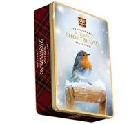 Stewart's - Garden Robin Shortbread Gifting Tin (400g) - Traditionally Made Luxury Scottish Shortbread, Delicious Melt-In-Mouth Biscuits, Ideal Treat to Share, 40 Years Heritage