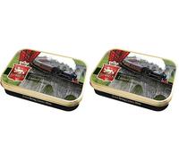 Stewart's - Glenfinnan Steam Train Tin filled with Extra Strong Mints (40g) - Cool Refreshing Peppermint Flavour For Instant Breath Freshness, Pocket Sized Collectable Tins, Ideal for Gifting