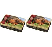 Stewart's - Highland Cow Shortbread Gifting Tin (150g) - Traditionally Made Luxury Scottish Shortbread, Delicious Melt-In-Mouth Biscuits, Ideal Collectable Treat to Share, 40 Years Heritage