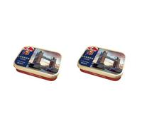 Stewart's - Tower Bridge Tin Filled with Luxury Mints (40g) - Cool Refreshing Peppermint Flavour For Instant Breath Freshness, Pocket Sized Collectable Tins, Ideal for Gifting (Pack of 2)