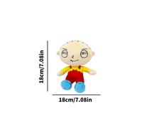(Stewie) Guy Family Plush Toy Stewie Brian Hilarious Cartoon Stuffed Doll Girls Gift Kids